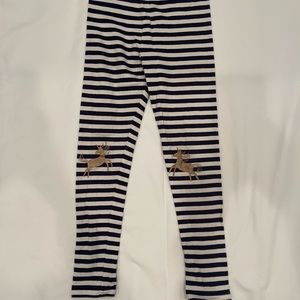 Striped unicorn leggings